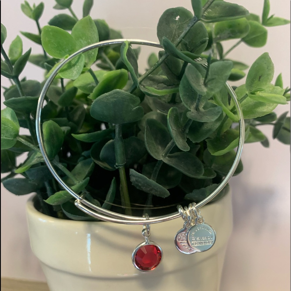 NEW Alex & Ani 2019 New Birthstone Collection "July" Beautiful Bangle Bracelet